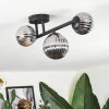 Chehalis ceiling light, globe light Smoke-coloured, 3-light sources