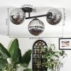 Chehalis ceiling light, globe light Smoke-coloured, 3-light sources