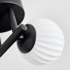 Chehalis ceiling light, globe light white, 3-light sources