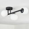 Chehalis ceiling light, globe light white, 3-light sources