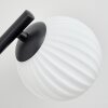 Chehalis ceiling light, globe light white, 3-light sources