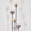 Koyoto floor lamp 30 cm Dark wood, black, 4-light sources