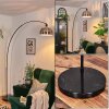 Baloca floor lamp, Arch lamps black, 1-light source