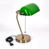 Tremoceira Banker lamp, desk lamp, table lamp antique brass, 1-light source