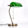 Tremoceira Banker lamp, desk lamp, table lamp antique brass, 1-light source