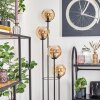Koyoto floor lamp 30 cm Dark wood, black, 4-light sources