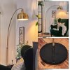 Baloca floor lamp, Arch lamps brass, black, 1-light source