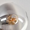 Gastor ceiling light, globe light Amber, clear, Smoke-coloured, 10-light sources