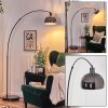 Baloca floor lamp, Arch lamps chrome, black, 1-light source