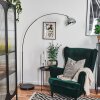 Baloca floor lamp, Arch lamps chrome, black, 1-light source