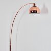 Baloca floor lamp, Arch lamps copper, black, 1-light source