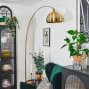 Baloca floor lamp, Arch lamps gold, black, 1-light source