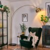 Baloca floor lamp, Arch lamps gold, black, 1-light source