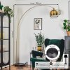 Baloca floor lamp, Arch lamps gold, black, 1-light source