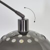 Baloca floor lamp, Arch lamps chrome, black, 1-light source