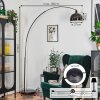 Baloca floor lamp, Arch lamps chrome, black, 1-light source