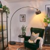 Baloca floor lamp, Arch lamps chrome, black, 1-light source