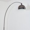 Baloca floor lamp, Arch lamps chrome, black, 1-light source