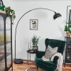 Baloca floor lamp, Arch lamps chrome, black, 1-light source