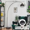 Baloca floor lamp, Arch lamps chrome, black, 1-light source