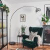 Baloca floor lamp, Arch lamps chrome, black, 1-light source
