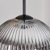 Koyoto hanging light, globe light, pendant light Amber, clear, Smoke-coloured, 3-light sources