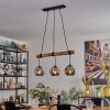 Ripoll hanging light, globe light, pendant light Ecru, black, 3-light sources