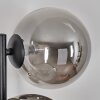 Chehalis globe light, wall light Smoke-coloured, 3-light sources