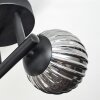 Chehalis ceiling light, globe light Smoke-coloured, 3-light sources