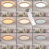 Nogueria ceiling light, Panel LED white, 1-light source, Remote control