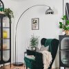 Baloca floor lamp, Arch lamps chrome, black, 1-light source