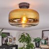 Boza ceiling light gold, clear, 1-light source