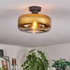 Boza ceiling light gold, clear, 1-light source