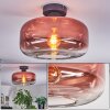 Boza ceiling light clear, coppery, 1-light source