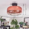 Boza ceiling light clear, coppery, 1-light source