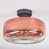 Boza ceiling light clear, coppery, 1-light source