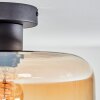 Boza ceiling light Amber, clear, 1-light source