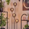 Gastor floor lamp 30 cm Dark wood, black, 4-light sources
