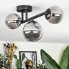 Chehalis ceiling light, globe light Smoke-coloured, 3-light sources