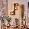 Chehalis globe light, wall light Smoke-coloured, 3-light sources