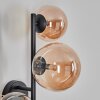 Chehalis globe light, wall light Amber, 3-light sources