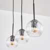 Ripoll hanging light, globe light, pendant light clear, 3-light sources