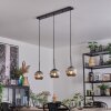 Ripoll hanging light, globe light, pendant light Smoke-coloured, 3-light sources
