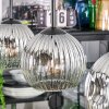 Ripoll hanging light, globe light, pendant light clear, Smoke-coloured, 3-light sources