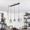 Ripoll hanging light, globe light, pendant light clear, Smoke-coloured, 3-light sources