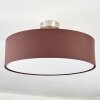 Foggia ceiling light matt nickel, 3-light sources