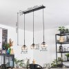 Koyoto hanging light, globe light, pendant light Amber, clear, 3-light sources