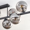 Gastor ceiling light, globe light Smoke-coloured, 10-light sources