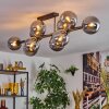 Gastor ceiling light, globe light Smoke-coloured, 10-light sources