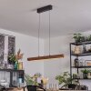 Fugelsta hanging light, pendant light LED black, 1-light source